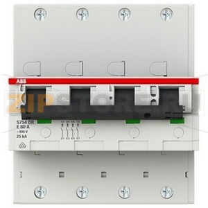 Выключатель автоматический селективный, S754DR-E80 ABB 2CDH784010R0802 