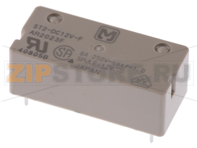 Реле электромагнитное 12 В/DC, 8 А, 1 шт Panasonic ST212F 