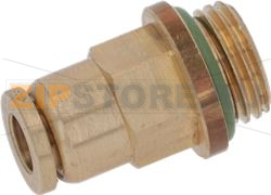 STRAIGHT FITTING ø 1/4M - 6 mm OT57 