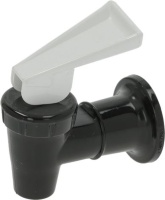 ЧЕРНЫЙ КРАН С БЕЛОЙ РУКОЯТКОЙ