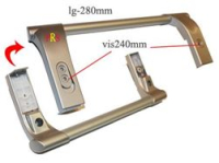 MANIGLIA PORTA INOX