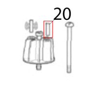 Ass. supporto magnete Scotsman BF 80
