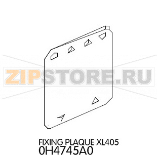 Fixing plaque Unox XL 405 Fixing plaque Unox XL 405Запчасть на деталировке под номером: 16Название запчасти на английском языке: Fixing plaque Unox XL 405