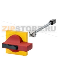 ДВЕРНОЙ ПРИВОД 8UC7 РУЧКА КРАСНАЯ, МАСКИРУЮЩАЯ РАМКА ЖЕЛТАЯ W. REDUCED TOLERANCE COMPENS. FOR CIRCUIT-BREAKER 3VL4, 3VL5, 3VL6 FOR ACTUATING SHAFTS 8X8MM Siemens 8UC7262-8BD26