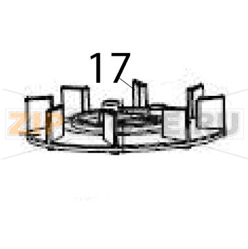 Powder turntable Hurakan HKN-ME717 Powder turntable Hurakan HKN-ME717Запчасть на деталировке под номером: 17