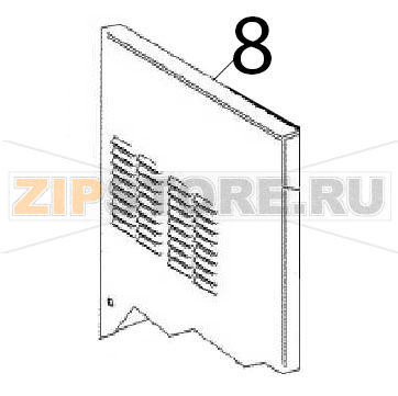 Panel ass.y LH Angelo Po FC241G Panel ass.y LH Angelo Po FC241GЗапчасть на деталировке под номером: 8