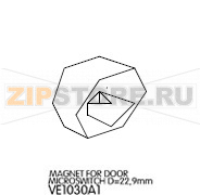 Magnet for door microswitch D=22,9mm Unox XVC 715G Magnet for door microswitch D=22,9mm Unox XVC 715GЗапчасть на деталировке под номером: 62Название запчасти на английском языке: Magnet for door microswitch D=22,9mm Unox XVC 715G