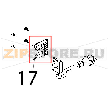 Scheda controllo lievitatore Unox XL 135 Scheda controllo lievitatore Unox XL 135Запчасть на деталировке под номером: 17