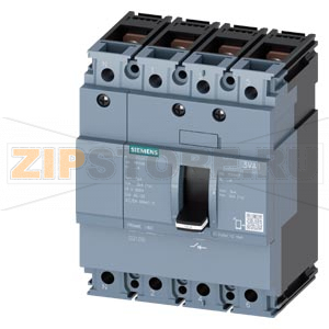РАЗЪЕДИНИТЕЛЬ НАГРУЗКИ 3VA1 IEC ТИПОРАЗМЕР 160 4-ПОЛЮС. SD100, IN=63A БЕЗ ЗАЩИТЫ ОТ ПЕРЕГРУЗКИ БЕЗ ЗАЩИТЫ ОТ ТОКА КЗ ШИННОЕ ПРИСОЕДИНЕНИЕ Siemens 3VA1163-1AA42-0AA0 
