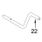 Handle, Bowl Lift KitchenAid 5KSM7580X