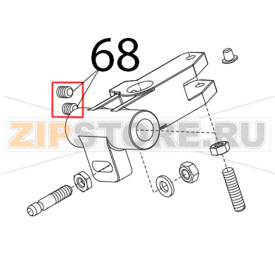 Vite senza testa NE DIN916, M6x10 Sirman Mirra 250 C Vite senza testa NE DIN916, M6x10 Sirman Mirra 250 CЗапчасть на деталировке под номером: 68