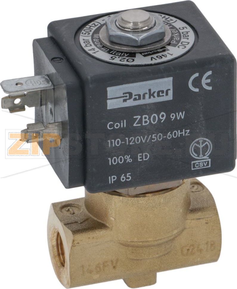 ДВУХВЕНТИЛЬНЫЙ ЭЛЕКТРОМАГНИТНЫЙ КЛАПАН PARKER Ø 1/8"110В 