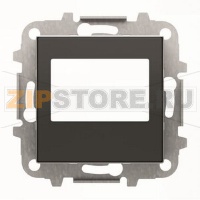 Накладка для цифрового FM-радио и/или механизма (блока) ДУ, чёрный бархат ABB 2CLA856800A1501