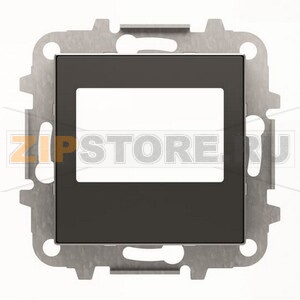 Накладка для цифрового FM-радио и/или механизма (блока) ДУ, чёрный бархат ABB 2CLA856800A1501 