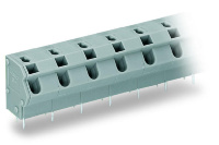 PCB terminal block; 2.5 mm; Pin spacing 10/10.16 mm; 8-pole; PUSH WIRE®; 2,50 mm; gray Wago 254-658