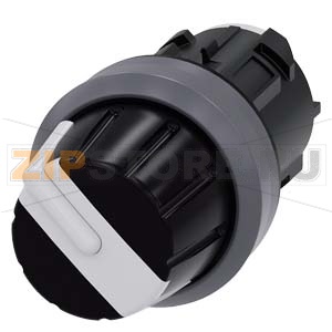 Тумблер, 22 мм, круглый, пластмасса с металлическим фронтальным кольцом, цвет: белый, поворотная головка, 4 положения переключателя I-II-III-IV, с фиксацией, угол переключения 4 x 90&amp;#176;, 3 ч/6 ч/9 ч/12 ч, с нанесением надписи лазером, надпись или графи 