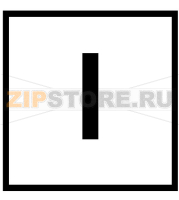 Шильдик, белый, символ Старт/ Eaton 20TQ18