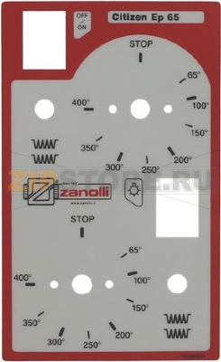 PLATE MECHANICAL GREY-RED 185x113 mm 