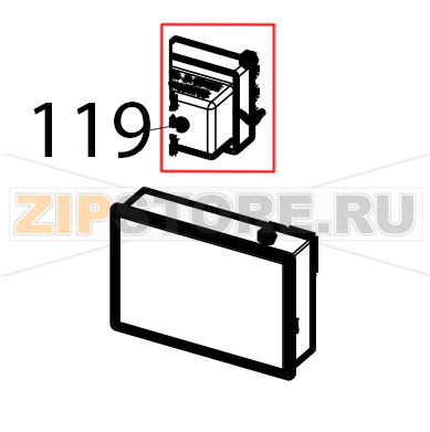 Security thermostat 360° C - 25 K Tecnoinox EFC06M Security thermostat 360° C - 25 K Tecnoinox EFC06MЗапчасть на деталировке под номером: 119