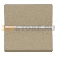 Механизм одноклавишной кнопки, двухмодульный, шампань ABB 2CLA220460N1901