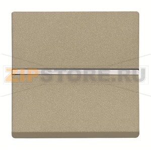 Механизм одноклавишной кнопки, двухмодульный, шампань ABB 2CLA220460N1901 