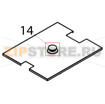 Handle Hurakan HKN-FR6E Handle Hurakan HKN-FR6EЗапчасть на деталировке под номером: 14