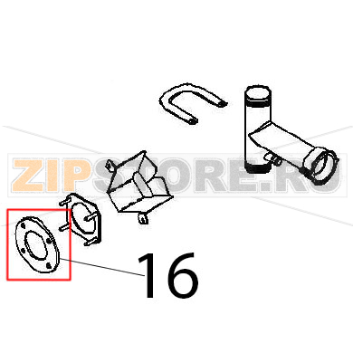 Gasket Angelo Po FX101E1 Gasket Angelo Po FX101E1Запчасть на деталировке под номером: 16