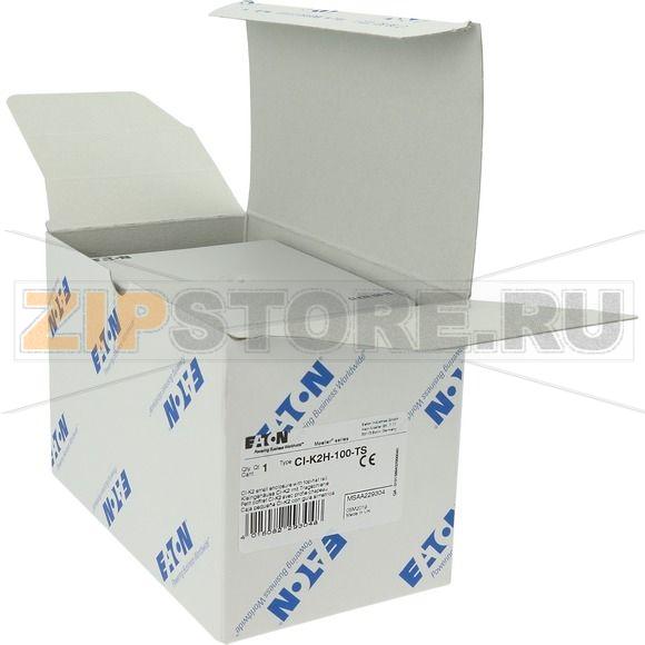 Корпус изолированный, ДхШхВ=181x100x100 мм, с рейкой Eaton CI-K2H-100-TS 