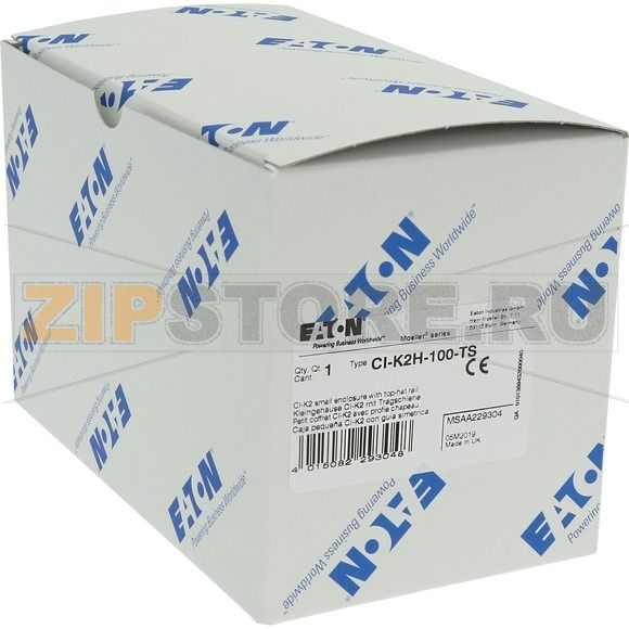 Корпус изолированный, ДхШхВ=181x100x100 мм, с рейкой Eaton CI-K2H-100-TS 