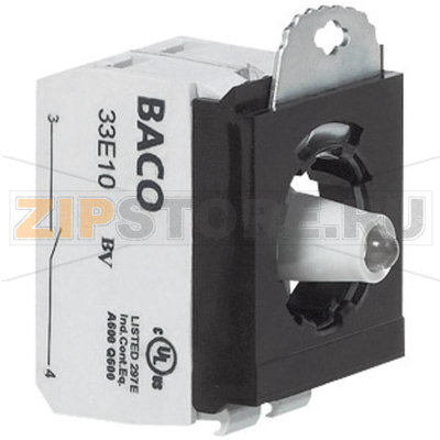 Элемент контактный, синий, 24 В, 1 шт Baco BA334EABL22 