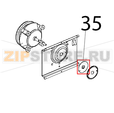 Guarnizione portamotore stamp. albero mot. D10 Unox XVC 204 Guarnizione portamotore stamp. albero mot. D10 Unox XVC 204Запчасть на деталировке под номером: 35