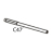 Label roll guide shaft Godex EZ-6200 plus
