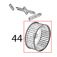 Motor fan D196, H81, 39, blade, nut M Unox XVC 205E