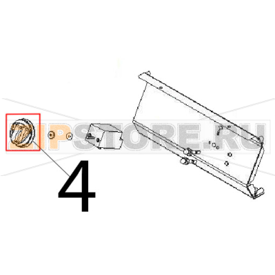 El. control ass. y Angelo Po 091FR1E El. control ass. y Angelo Po 091FR1EЗапчасть на деталировке под номером: 4