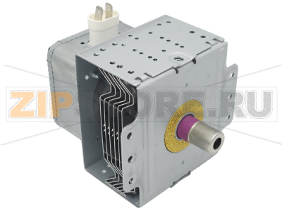 Магнетрон Menumaster RMS510D P2001210M Магнетрон для микроволновой печи Menumaster RMS510D P2001210M в сбореЗапчасть на сборочном чертеже под номером: 17Количество запчастей в комплекте: 1Оригинальное название: MAGNETRON