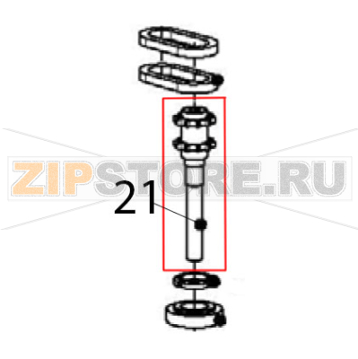 Toothroller tool axis Escher PM 60-V Toothroller tool axis Escher PM 60-VЗапчасть на деталировке под номером: 21