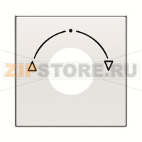 Накладка для выключателя с ключом, альпийский белый ABB 2CLA855310A1101