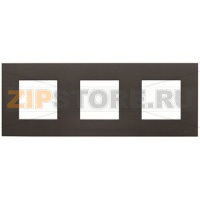 Рамка трехместная, антрацитовая ABB 2CLA227310N1801
