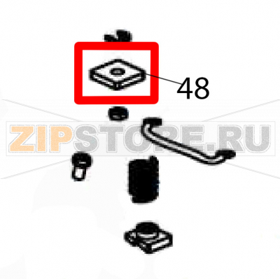 TPH-P-Adj plate Godex G500 TPH-P-Adj plate Godex G500Запчасть на деталировке под номером: 48Название запчасти Godex на английском языке: TPH-P-Adj plate G500.