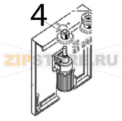 Speed reducer support Angelo Po C165D Speed reducer support Angelo Po C165DЗапчасть на деталировке под номером: 4