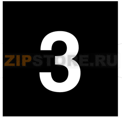 Шильдик, черный, 3 Eaton 83TQ25 