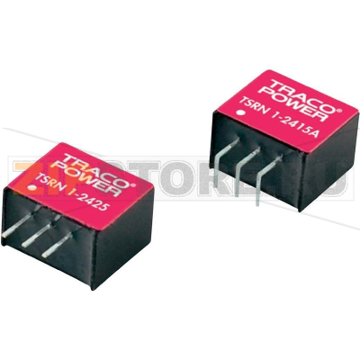 Преобразователь DC/DC, печатный монтаж, 24 V/DC, 9 V/DC, 1 A Traco Power TSRN 1-2490 