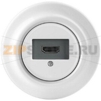 Розетка HDMI, белый фарфор ABB 2CHK290432C4300