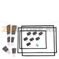 СЕРВИСНЫЙ КОМПЛЕКТ ДЛЯ TP070, TP170A/B, OP170B, TP170MICRO, OP270 6", TP270 6", MP177 6"T, MP270B 6"T, 3 ПРОКЛАДКИ, 2 ПЛЁНКИ, 7 ПЛАСТИКОВЫХ ЗАЖИМОВ, 20 АЛЮМИНИЕВЫХ ЗАЖИМОВ, 1 2ХПОЛЮСНЫЙ РАЗЪЁМ ПИТАНИЯ =24 В Siemens 6AV2181-8XA80-0AX0