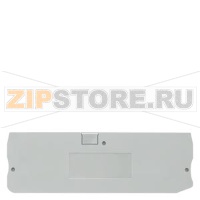 КРЫШКА ДЛЯ ПРОХОДНОЙ ПРУЖИННОЙ КЛЕММЫ: 2.5 MM2, ШИРИНА: 2.2 MM, СЕРАЯ Siemens 8WH9000-1GA00