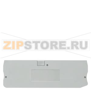 КРЫШКА ДЛЯ ПРОХОДНОЙ ПРУЖИННОЙ КЛЕММЫ: 2.5 MM2, ШИРИНА: 2.2 MM, СЕРАЯ Siemens 8WH9000-1GA00 
