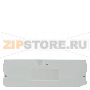 КРЫШКА ДЛЯ ПРОХОДНОЙ ПРУЖИННОЙ КЛЕММЫ: 2.5 MM2, ШИРИНА: 2.2 MM, СЕРАЯ Siemens 8WH9000-1GA00 