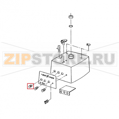 Кнопка черного цвета Robot Coupe R 502 Кнопка черного цвета Robot Coupe R 502

Запчасть на сборочном чертеже под номером: 9