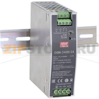 Преобразователь DC/DC на DIN-рейку, 48 В/DC, 5 А, 240 Вт Mean Well DDR-240B-48