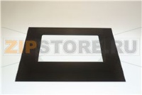 VETRO PORTA FORNO NERO INDESIT HGK 10 BK